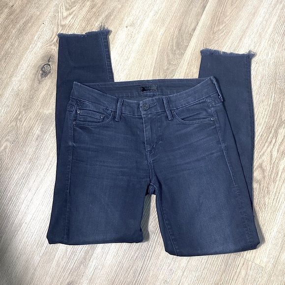 Mother Jeans The Looker Ankle Fray A Kiss in the Dark size 25 - Picture 15 of 16